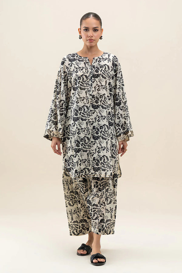 2 PIECE PRINTED LAWN SUIT (PRET)