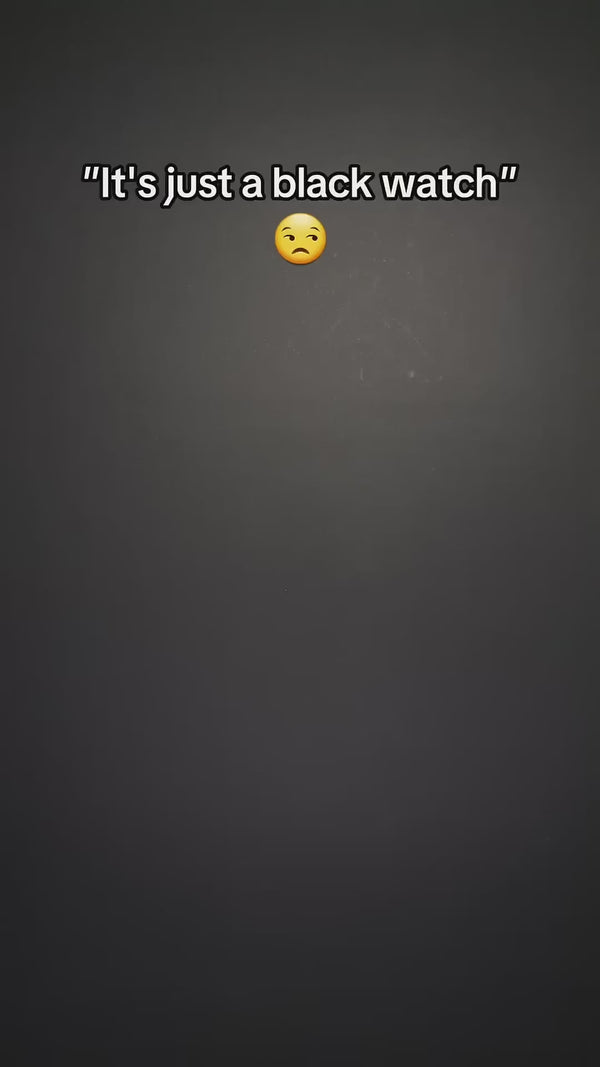 Arabic Black Aura Watch For Handsome Men